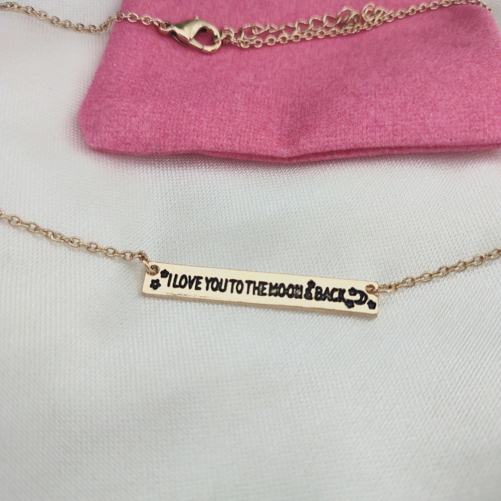 🌙Handmade Gold Bar Necklace🌙